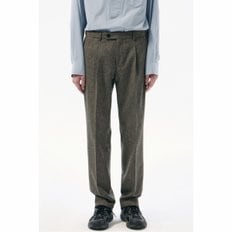 Grey Slim Fit Wool Setup Pants_CWPAA24712GYX