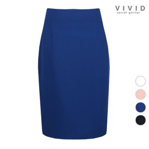 VIVID 여성 절개라인 여름 정장 스커트