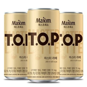 NS홈쇼핑 맥심 티오피 마스터 라떼 캔커피 200ml x 36캔[32488145]