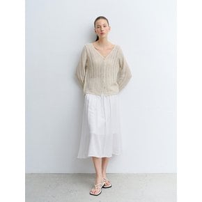 TVR LOOSE FIT KNIT CARDIGAN_3COLORS