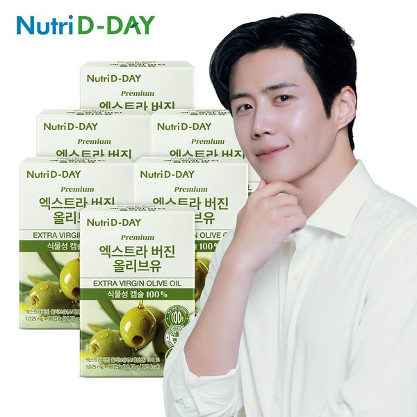 프리미엄 엑스트라 버진 올리브유 30캡슐 x 6개 6개월분