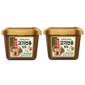 쌈장 co 해찬들 고기전용 900g x 2 양념 소스