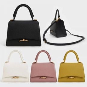 찰스앤키스 CHARLESKEITH 헉슬리 메탈릭 락 숄더백 핸드백