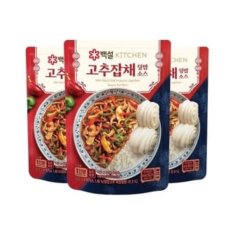  백설 고추잡채 덮밥 소스 140g x3개