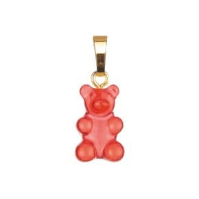 노스탤지어 베어 펜던트 젤리레드 NOSTALGIABEAR CLA JELLYRED