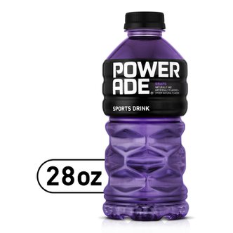  POWERADE 포도 ION4 전해질 강화 과일 맛 스포츠 음료 비타민 B3 B6 앤 B12 보충