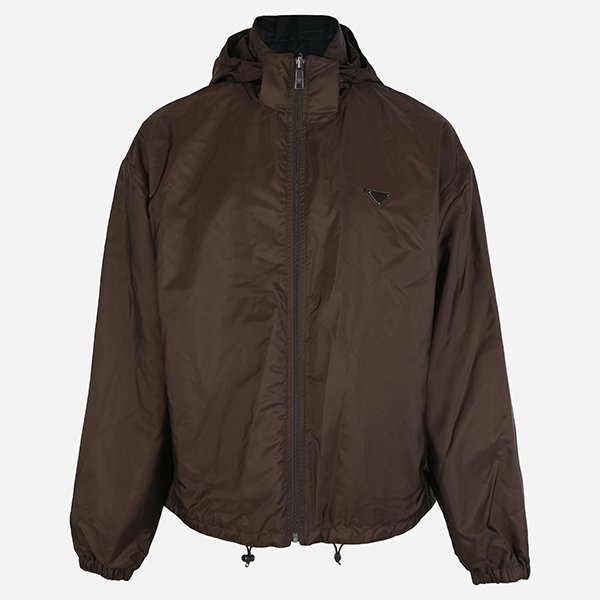 [시흥점] [프라다]5F SGC603 1WQ9 F01C5 리나일론 리버시블 후드 자켓 브라운