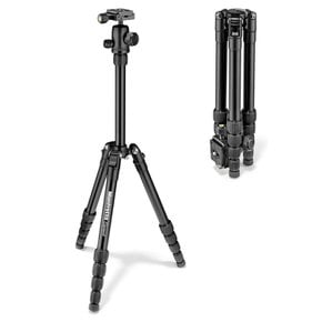 Manfrotto Element MKELES5BK-BH 4kg 삼각대 여행 삼각대 최대 내하중 블랙 소형 자유 운대