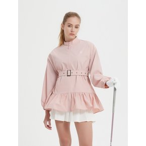 High-neck Wind Breaker (Light Pink)