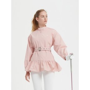 High-neck Wind Breaker (Light Pink)