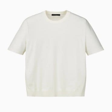 질스튜어트뉴욕 [25SS][Silkish Glow] 아이보리 크루넥 니트 (JNSW5B204IV)