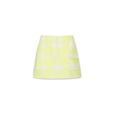 왁 골프 (WWKCM24321YEX)여성 Pattern Balloon Skirt