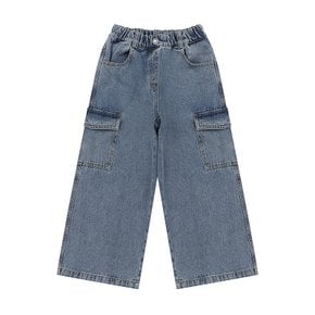 데님 카고 팬츠(T54KBP030)