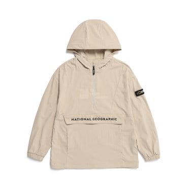 내셔널지오그래픽키즈 내셔널지오그래픽 키즈 K231UFT870 후드아노락 F-ZIP L_BEIGE