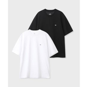 CGP [2PACK] 스몰 스퀘어 로고 반소매 티셔츠 CBFAUTS001