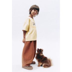 ZARA 자라 키즈 플레인 벌룬 트라우저스 바지 팬츠 브릭 6137202701 6137202 1372266