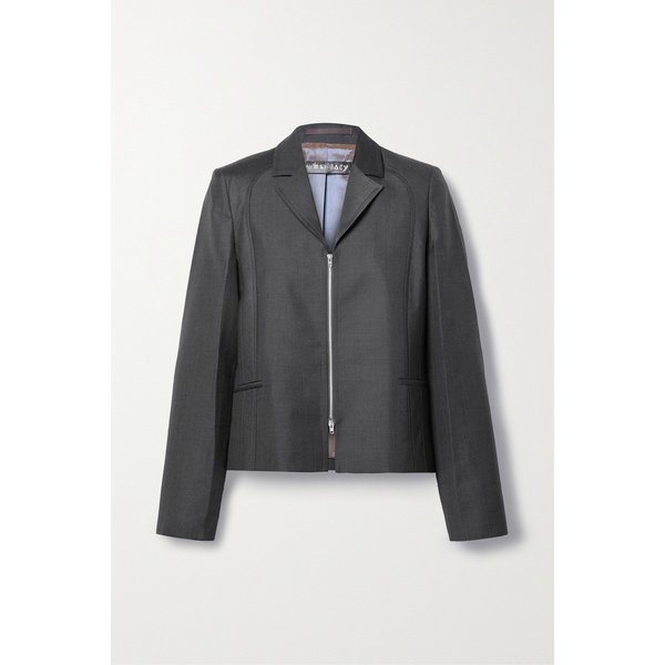 아워레가시 패널 울 혼방 트윌 블레이저 그레이 1647597311341130