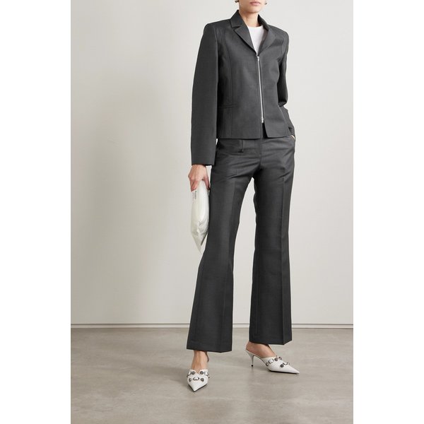 아워레가시 패널 울 혼방 트윌 블레이저 그레이 1647597311341130