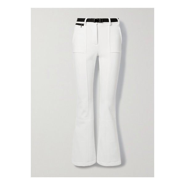 에린스노우 졸라 벨트 플레어 스키 팬츠 화이트 43769801098546895