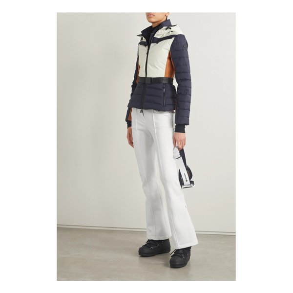 에린스노우 졸라 벨트 플레어 스키 팬츠 화이트 43769801098546895