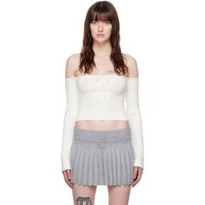 화이트 베이베리 스웨터 F23615S020 White