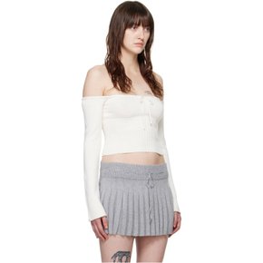 화이트 베이베리 스웨터 F23615S020 White