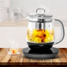 휴앤봇 전기 티포트 1.7L 티메이커 커피 주전자 유리 분유 차탕기 HB-8090D