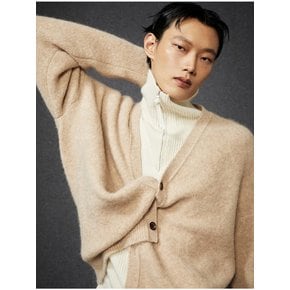 Men Alpaca Cardigan (Beige)_D6WAW24003BEX