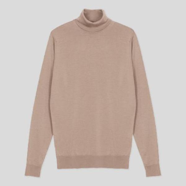 존스메들리 스웨터 CHERWELL PULLOVER ROLL NECK LS SOFT FAWN