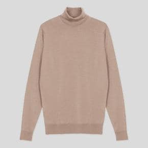 24FW 존스메들리 스웨터 CHERWELL PULLOVER ROLL NECK LS SOFT FAWN