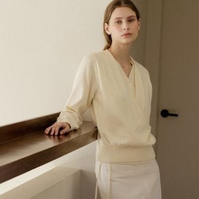 Gudrun Draped Knit Cream