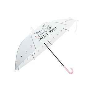 오너클랜 롯데 반투명 디자인 EVA우산 1P 편의점 비닐 자동우산