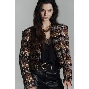 [여주점] [이로] 여성 AUTOMNE 트위드 자켓 IOJAA24108BRP