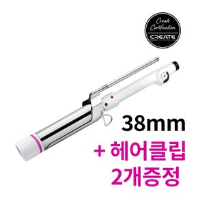 [그리에이트] 신형 티타늄 컬링아이롱 TR-360 38mm (+ 헤어핀셋 2pcs 증정)