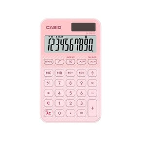휴대용 미니 계산기 휴대용 케이스 포함 SL-310YC 핑크 10단 5가지 컬러