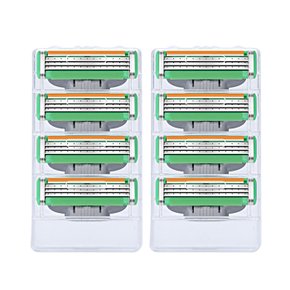질레트 호환용 면도날 마하3 센서티브 2세트 총8개입