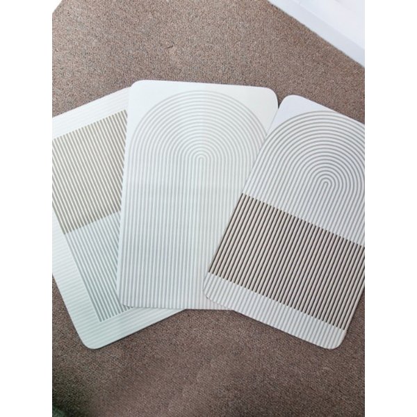 빨아쓰는 베이지 욕실 주방 화장실 규조토매트