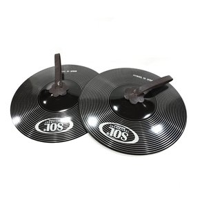 SOL 페어심벌 12inch 0.8mm W/Straps PP-3-1208BK-8