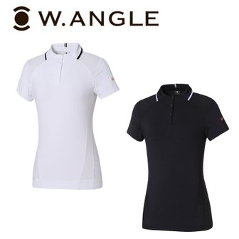 와이드앵글 22년 SS WL 에리 변형 펀칭 티셔츠 WWM22221 화이트(W2), 블랙(Z1)