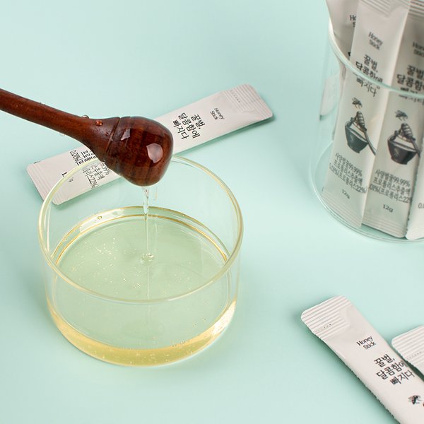 꿀타임이지 꿀 허니 스틱 일회용 사양 벌꿀 짜먹는꿀