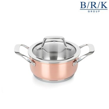 BRK 모던쉐프 코퍼 통3중 동냄비 양수 16cm