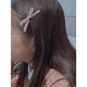 MINI VELVET RIBBON CLIP (2p)