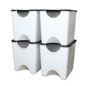에코홀릭 분리수거함 60L 4단 (240L)