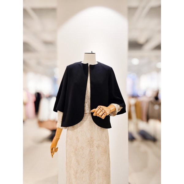 [파주점] [더아이잗컬렉션]7부 라운드넥 케이프 자켓 CS5B0JK521