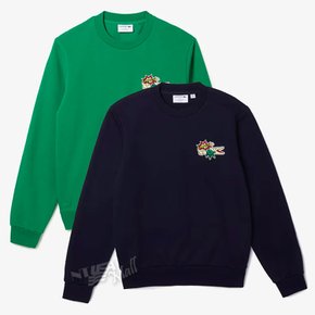 NA 남성 오가닉코튼 맨투맨 SH1359-51 LACOSTE MEN`S BADGE ORGANIC COTTON SWEATSHIRT