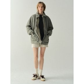 String Utility Wind Block Jacket - Grey