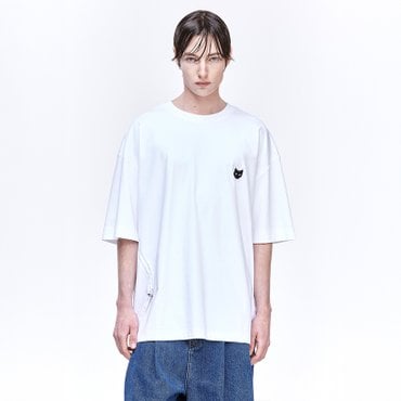 송지오 지제로 디비언트 티셔츠  화이트 SH3TS828WH