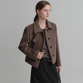 카미 울 숏 자켓_코코아 / KAMI WOOL SHORT JACKET_COCOA