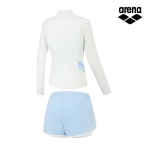 [아레나공식]에센스 레귤러핏 래쉬가드 3PCS 세트 A5BL1PS06OWT