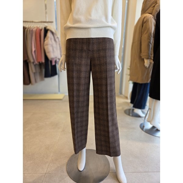 [여주점] [더 아이잗] 여성 멜란지 와이드핏 셋업 슬랙스 팬츠(IRBA0SL161)